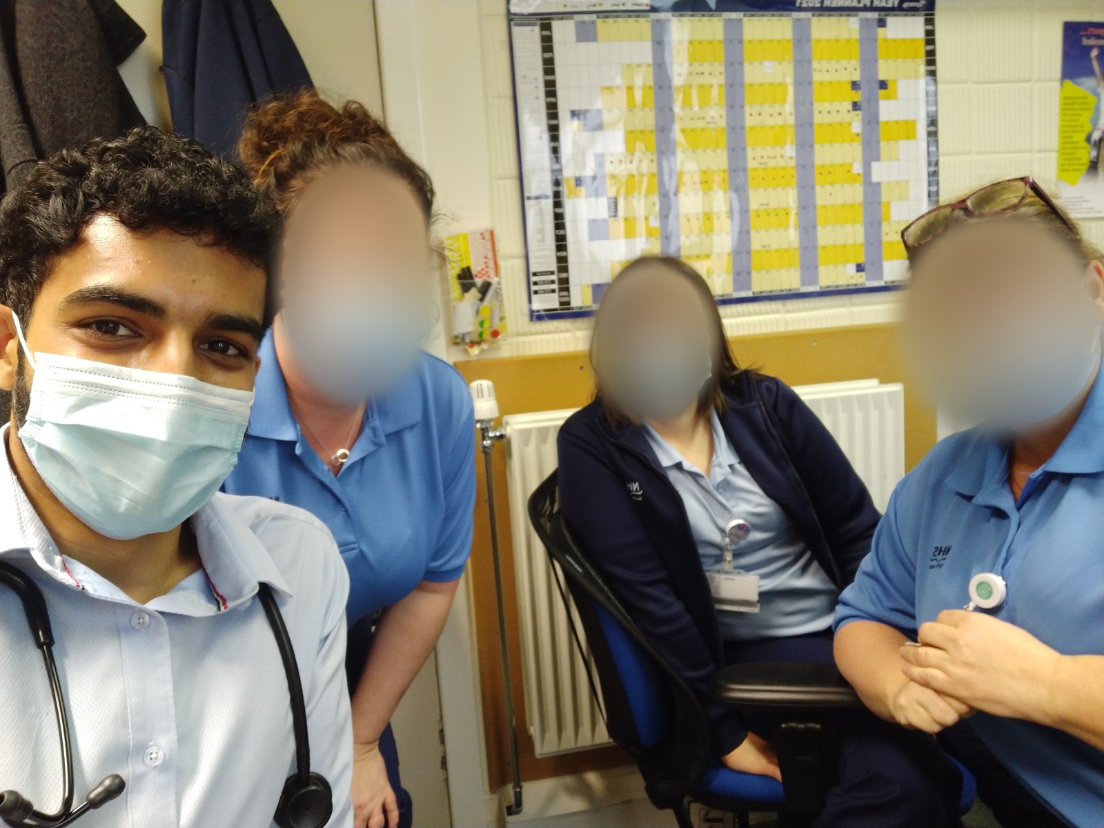First hospital shift · 2020
